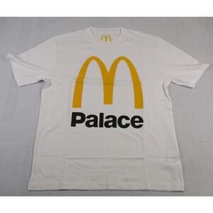 Palace x McDonald's Logo T-Shirt – White L New 1280